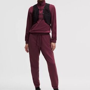 lululemon Women's Burgundy Jogger Track Pants